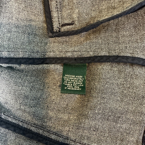 Ralph Lauren Jeans Co Indigo Dark Wash Fitted Denim Jacket Petite Medium - Picture 6 of 6